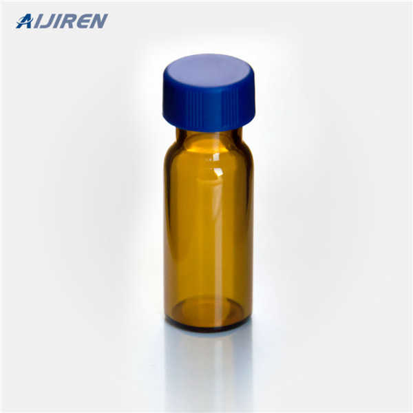 18mm thread gc glass vials with round bottom for analysis instrument for sale